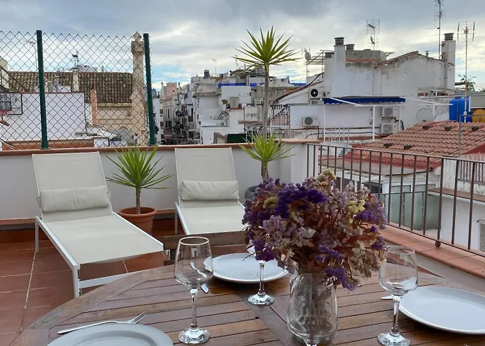 ático Con Terraza! Ideal Vivir Todo El Año * Sitges